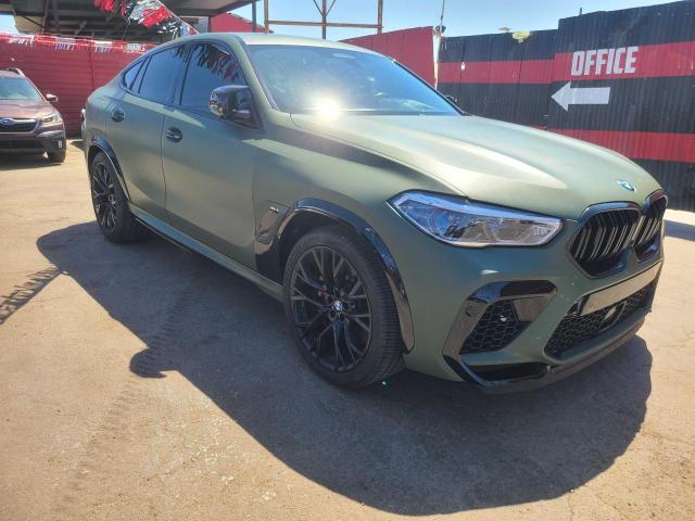 5YMCY0C08M9D83277 - 2021 BMW X6 M GREEN photo 1