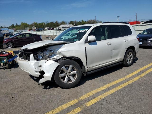 JTEES41A892132726 - 2009 TOYOTA HIGHLANDER WHITE photo 1