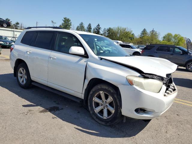 JTEES41A892132726 - 2009 TOYOTA HIGHLANDER WHITE photo 4