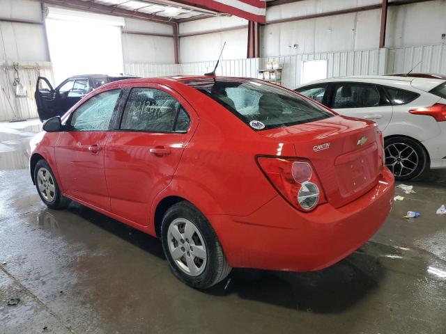1G1JA5SH3E4218136 - 2014 CHEVROLET SONIC LS 红色 照片 2