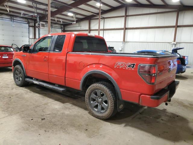 1FTFX1EF9DFC08695 - 2013 FORD F150 SUPER CAB RED photo 2