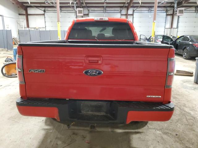1FTFX1EF9DFC08695 - 2013 FORD F150 SUPER CAB RED photo 6