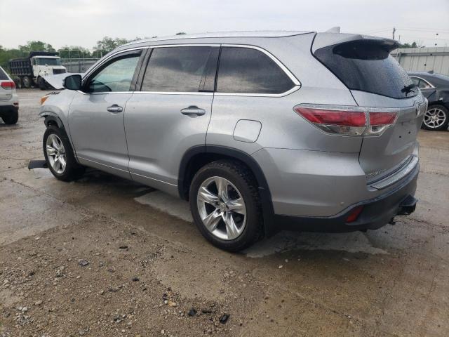 5TDDKRFH6FS075708 - 2015 TOYOTA HIGHLANDER LIMITED SILVER photo 2