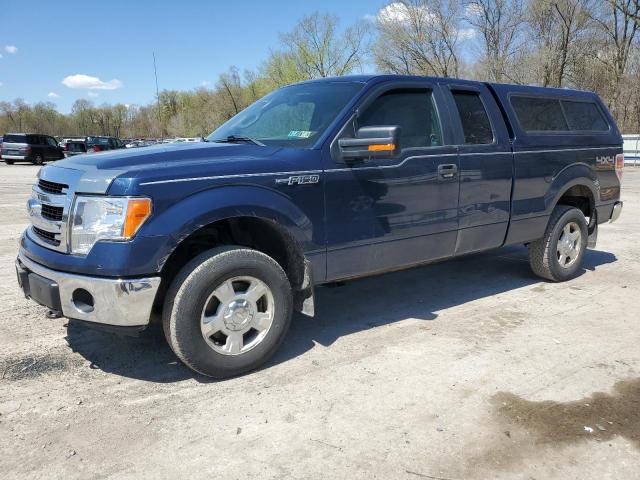 1FTFX1EF4DFC25999 - 2013 FORD F150 SUPER CAB BLUE photo 1