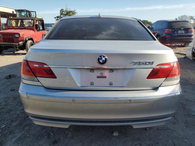 WBAHL83588DT13430 - 2008 BMW 750 I SILVER photo 6