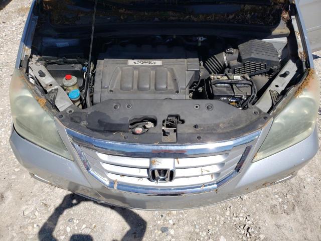 5FNRL3H68AB018161 - 2010 HONDA ODYSSEY EXL SILVER photo 12