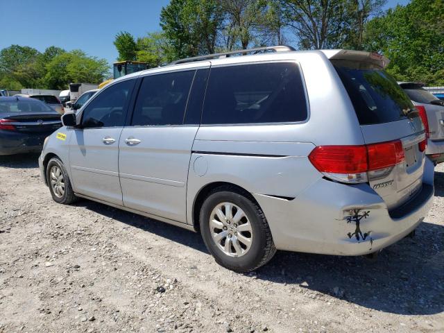 5FNRL3H68AB018161 - 2010 HONDA ODYSSEY EXL SILVER photo 2