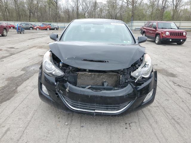 5NPDH4AE0DH211509 - 2013 HYUNDAI ELANTRA GLS BLACK photo 5