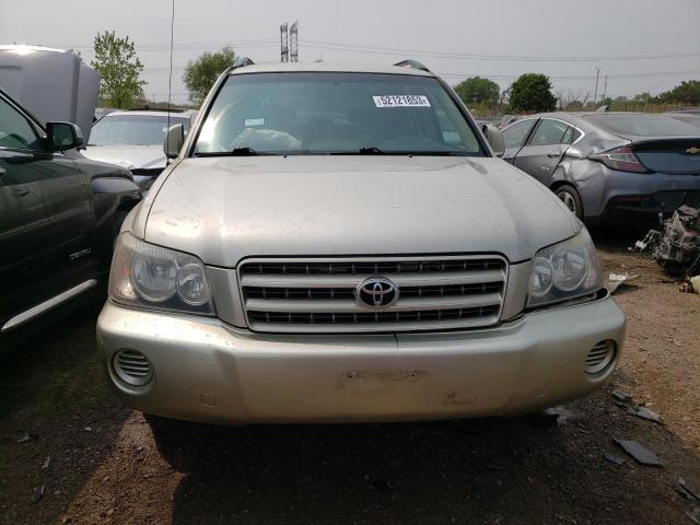 JTEGD21A520027408 - 2002 TOYOTA HIGHLANDER GOLD photo 5