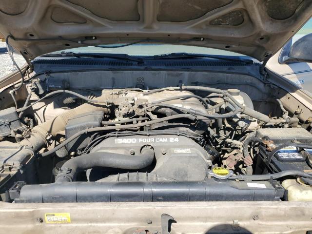 5TEGN92N52Z044169 - 2002 TOYOTA TACOMA DOUBLE CAB PRERUNNER TAN photo 11