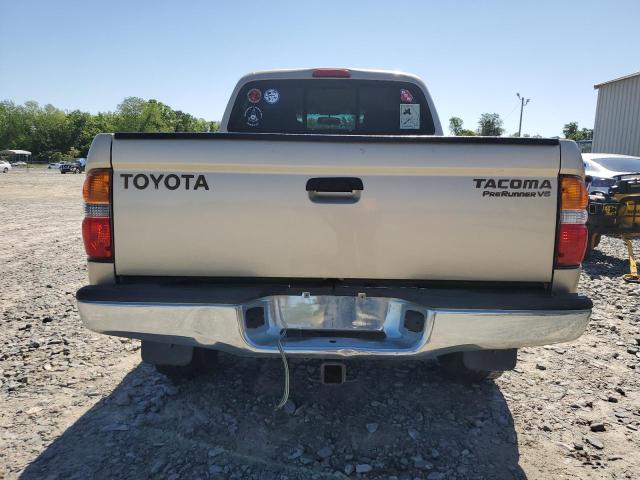 5TEGN92N52Z044169 - 2002 TOYOTA TACOMA DOUBLE CAB PRERUNNER TAN photo 6