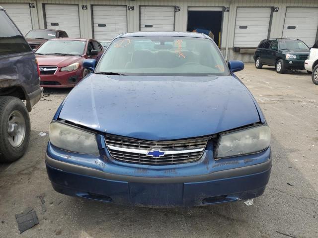 2G1WF52EX49235623 - 2004 CHEVROLET IMPALA BLUE photo 5