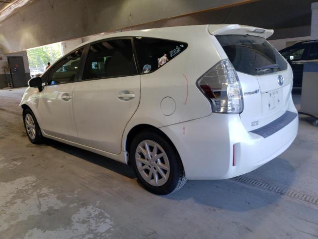 JTDZN3EU2C3144092 - 2012 TOYOTA PRIUS V WHITE photo 2