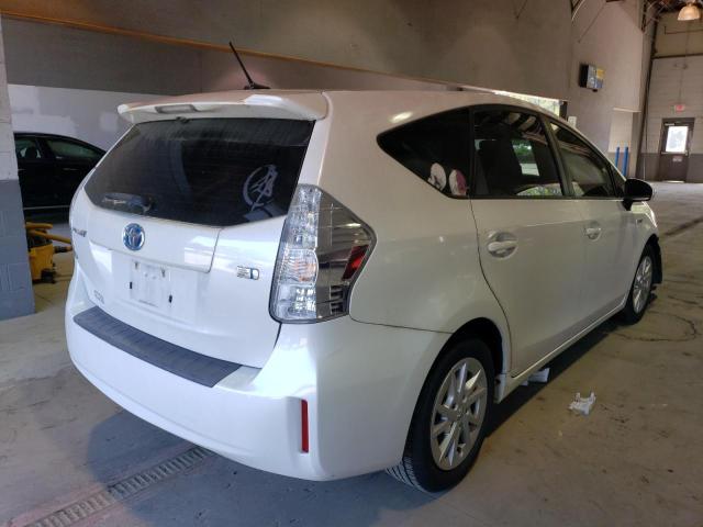 JTDZN3EU2C3144092 - 2012 TOYOTA PRIUS V WHITE photo 3