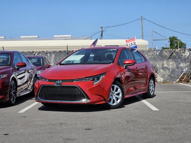 5YFEPRAE7LP021907 - 2020 TOYOTA COROLLA LE RED photo 2