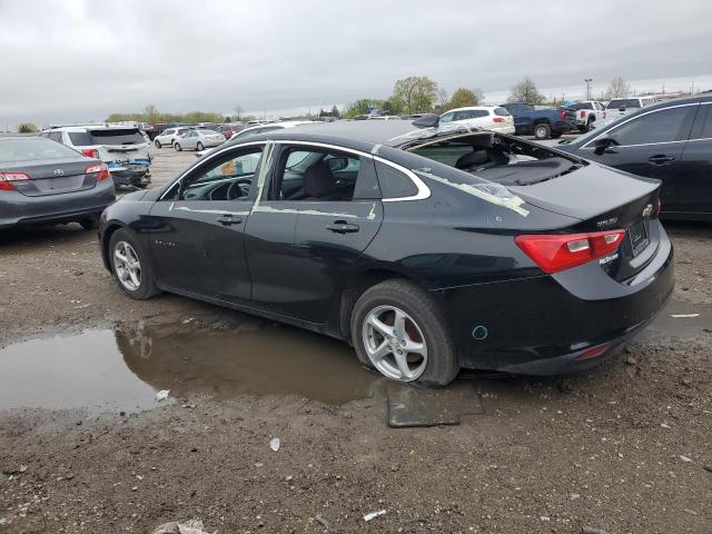 1G1ZB5ST1HF145605 - 2017 CHEVROLET MALIBU LS BLACK photo 2