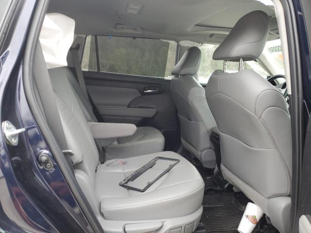 5TDGZRBH8NS207526 - 2022 TOYOTA HIGHLANDER XLE Mavi foto 11