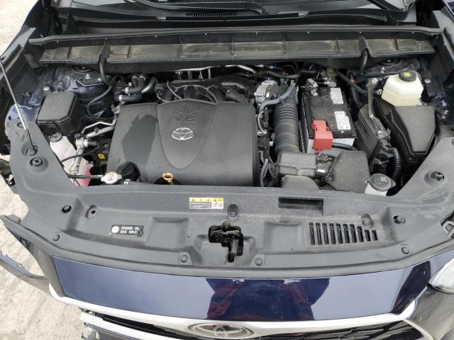 5TDGZRBH8NS207526 - 2022 TOYOTA HIGHLANDER XLE Mavi foto 12