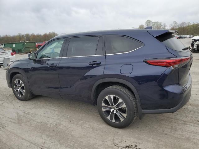 5TDGZRBH8NS207526 - 2022 TOYOTA HIGHLANDER XLE Mavi foto 2