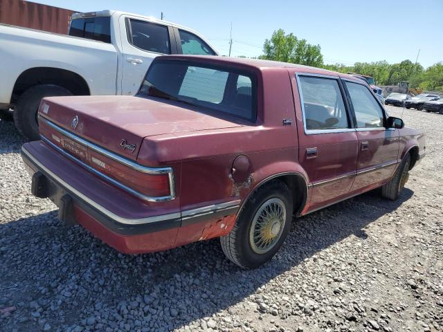 1B3XC4631PD112082 - 1993 DODGE DYNASTY BURGUNDY photo 3