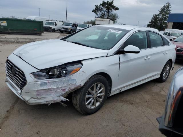 5NPE24AF9KH738766 - 2019 HYUNDAI SONATA SE WHITE photo 1