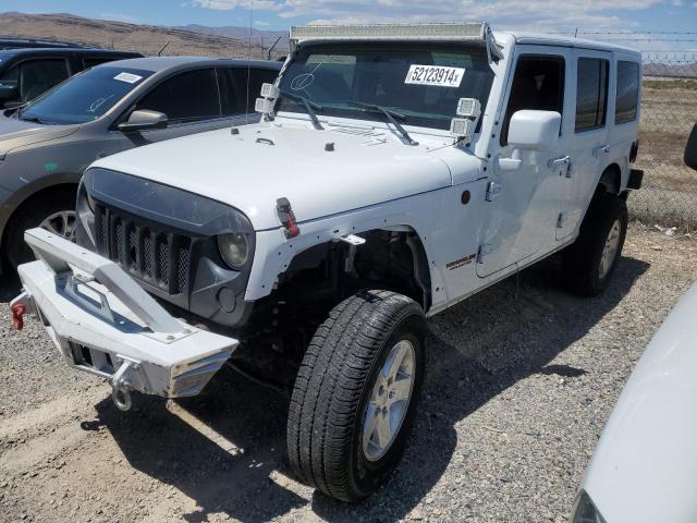 1C4BJWDG4GL320690 - 2016 JEEP WRANGLER U SPORT WHITE photo 1