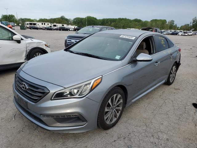 5NPE34AF5FH104843 - 2015 HYUNDAI SONATA SPORT GRAY photo 1