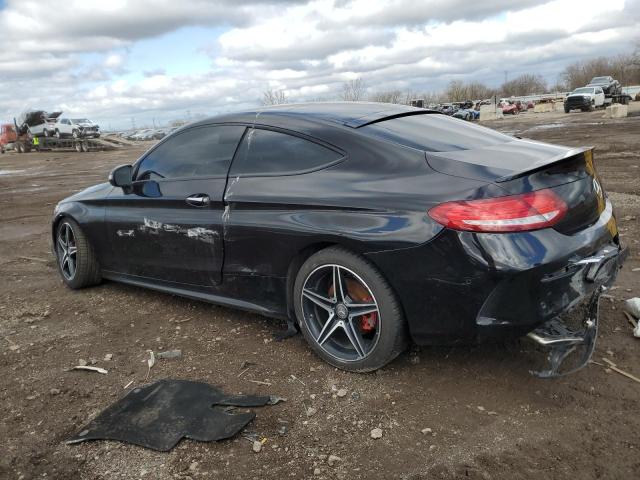 WDDWJ4KB9HF375901 - 2017 MERCEDES-BENZ C 300 4MATIC BLACK photo 2