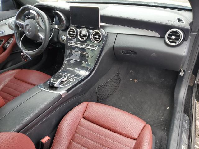 WDDWJ4KB9HF375901 - 2017 MERCEDES-BENZ C 300 4MATIC BLACK photo 8