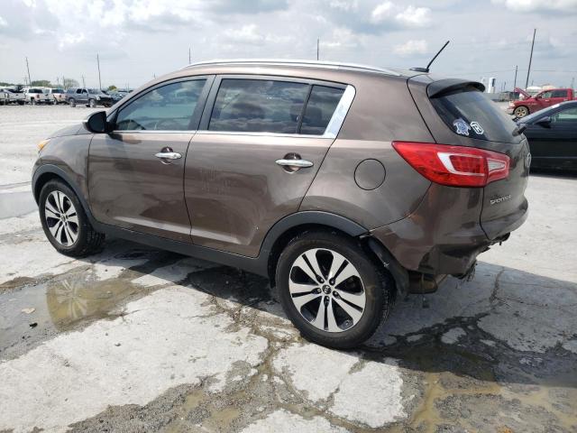 KNDPC3A2XC7341067 - 2012 KIA SPORTAGE EX BROWN photo 2