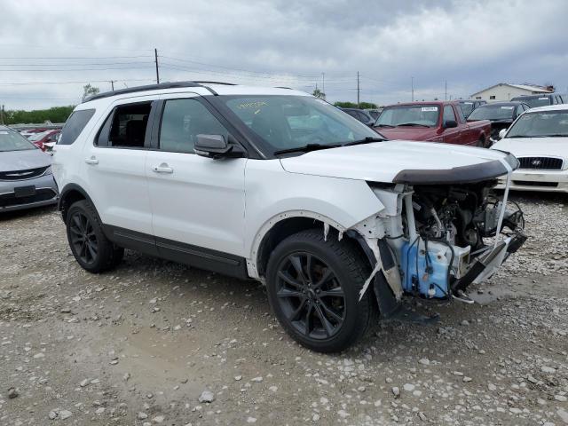 1FM5K8D84JGA61399 - 2018 FORD EXPLORER XLT WHITE photo 4