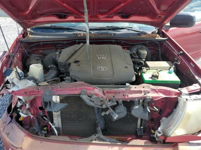 3TMJU62NX7M039576 - 2007 TOYOTA TACOMA DOUBLE CAB PRERUNNER RED photo 11