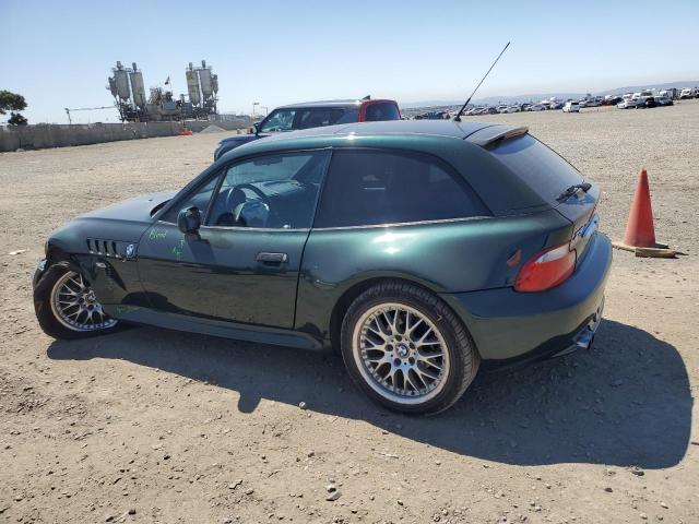 WBACK73491LJ15305 - 2001 BMW Z3 3.0 GREEN photo 2