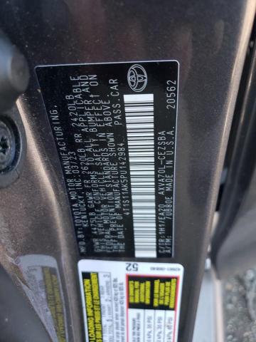 4T1S11AK5PU142984 - 2023 TOYOTA CAMRY SE NIGHT SHADE GRAY photo 12