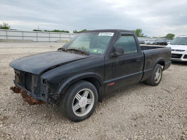 1GCCS14W7T8172673 - 1996 CHEVROLET S TRUCK S10 BLACK photo 1