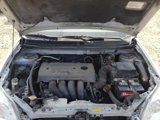 2T1KR32E35C371675 - 2005 TOYOTA COROLLA MA XR SILVER photo 7