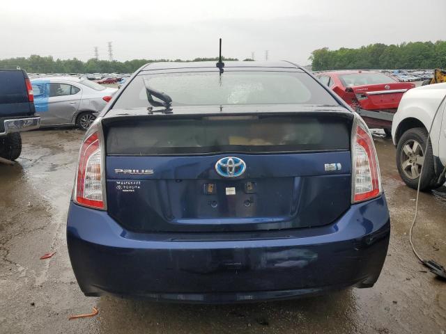 JTDKN3DU7E1749811 - 2014 TOYOTA PRIUS BLUE photo 6