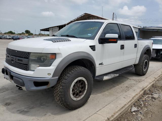 1FTFW1R68DFA90071 - 2013 FORD F150 SVT RAPTOR WHITE photo 1