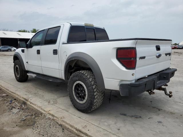 1FTFW1R68DFA90071 - 2013 FORD F150 SVT RAPTOR WHITE photo 2