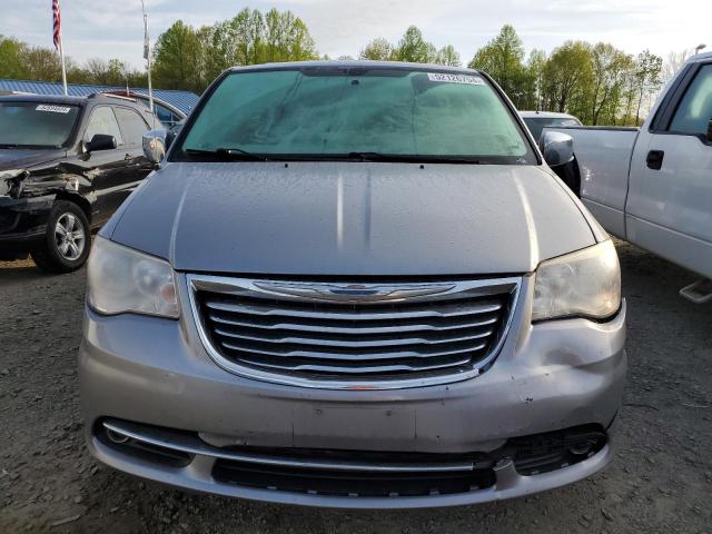 2C4RC1CGXER409374 - 2014 CHRYSLER TOWN & COU TOURING L SILVER photo 5