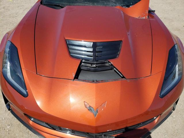 1G1YS2D61F5603339 - 2015 CHEVROLET CORVETTE Z06 2LZ ORANGE photo 11