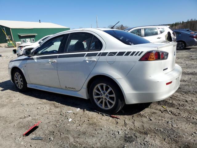 JA32U2FU8BU008196 - 2011 MITSUBISHI LANCER ES/ES SPORT WHITE photo 2