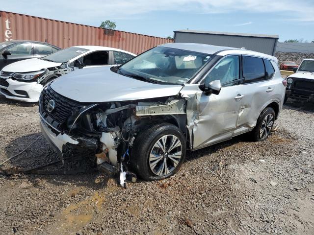 5N1AT3BA8MC732993 - 2021 NISSAN ROGUE SV SILVER photo 1