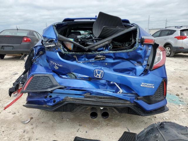 SHHFK7H98JU214087 - 2018 HONDA CIVIC SPORT TOURING BLUE photo 6