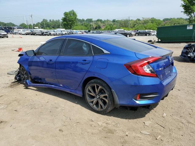 2HGFC2F88KH566434 - 2019 HONDA CIVIC SPORT 蓝色 照片 2
