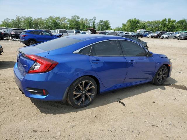 2HGFC2F88KH566434 - 2019 HONDA CIVIC SPORT 蓝色 照片 3