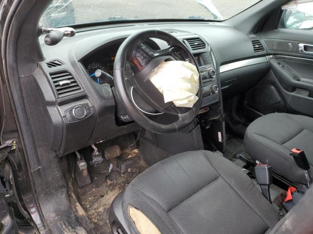 1FM5K8AR7JGC19022 - 2018 FORD EXPLORER POLICE INTERCEPTOR BLACK photo 8