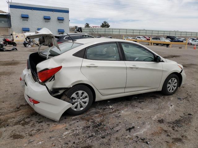 KMHCT4AE6GU151932 - 2016 HYUNDAI ACCENT SE CREAM photo 3