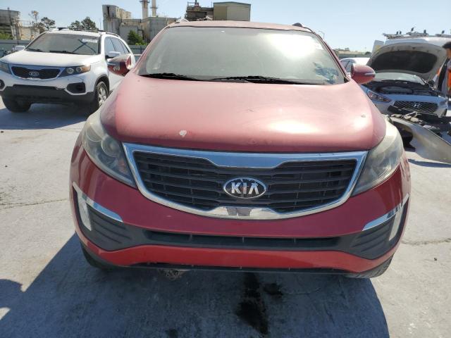 KNDPC3A27D7529546 - 2013 KIA SPORTAGE EX RED photo 5