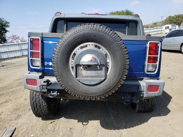 5GRGN22U96H103101 - 2006 HUMMER H2 SUT BLUE photo 6